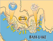 Bass Lake Dock Map